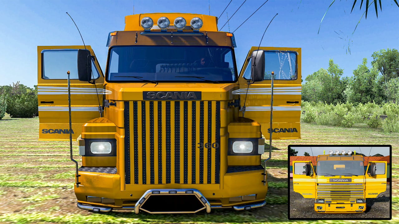 SCANIA 113H TRUCK MOD WITH 2 CABIN ETS2 and ATS